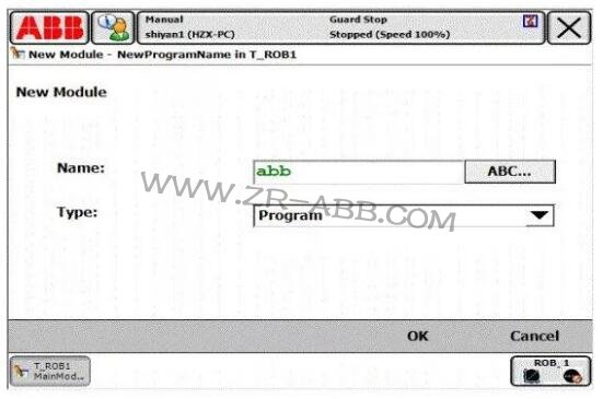 ABB�C����̓�Mʾ����ϵ�y(t��ng)��(y��ng)���c���`