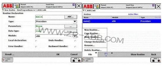 ABB�C����̓�Mʾ����ϵ�y(t��ng)��(y��ng)���c���`